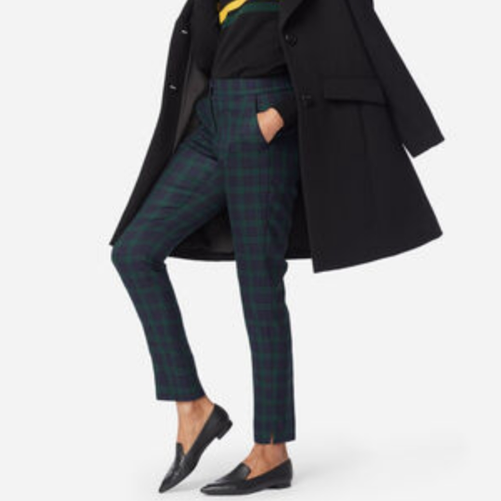 Pendleton blackwatch plaid ankle pants